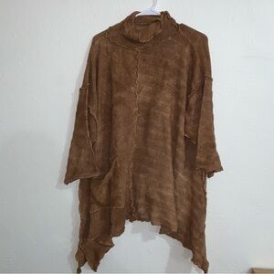 Steel pony mustard brown pullover sweater